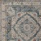 Safavieh Aria ARA106E 2" x 8" Beige and Blue Runner, , large