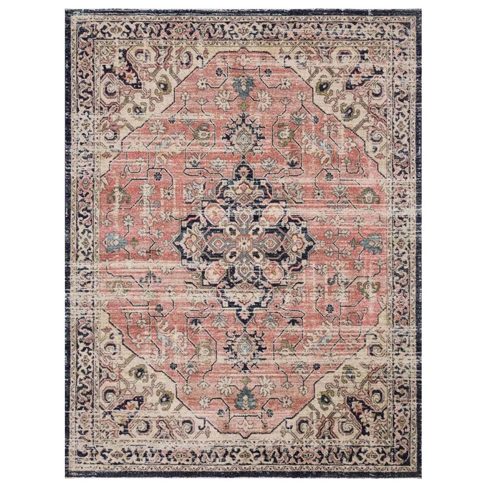Magnolia Home Graham GRA-06 2"3" x 7"6" Coral and Navy Runner, , large