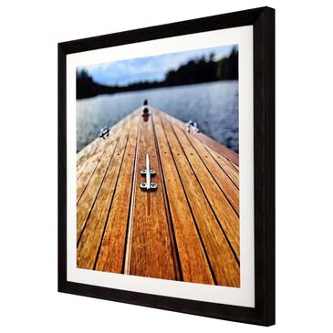 Paragon 43" x 43" Lake Life I Wall Art in Brown, , large