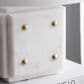 A&B Home Anita Table Lamp with Collapsible Shade in White and Gold, , large