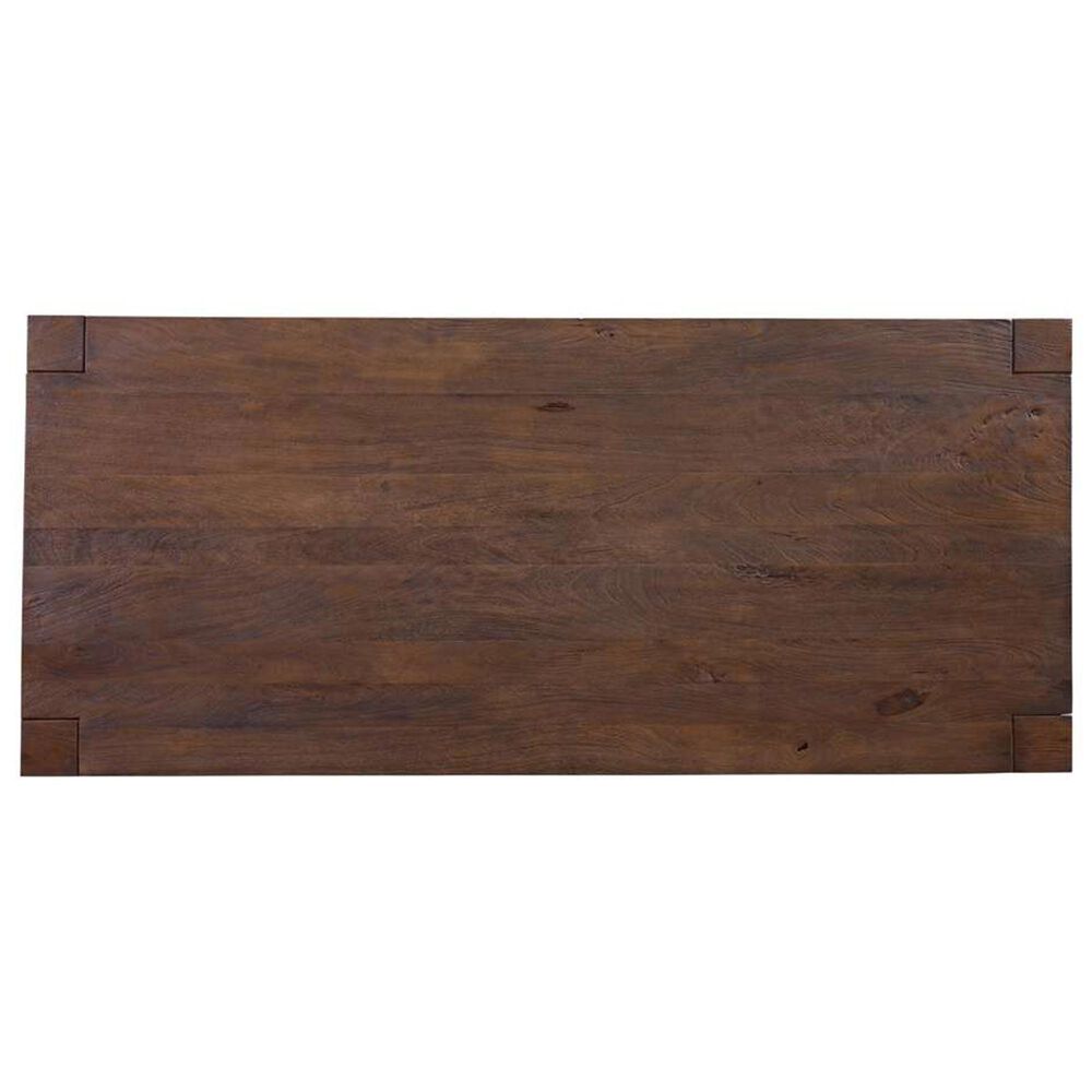 Bassett Mirror Company Walsh and Oliver 7-Piece Rectangular Dining Set in Rustic Brown, , large