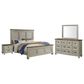 Mayberry Hill Farmington 4-Piece Queen Panel Bedroom Set in Medium Brown and Washed Stone, , large