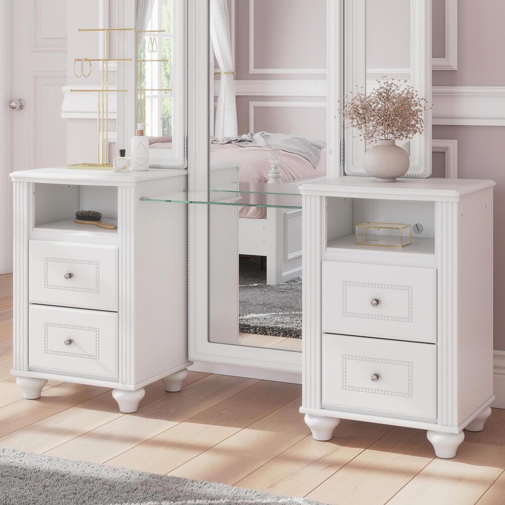 Ashley Kozlani Vanity Only in White, , large