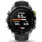 Garmin MARQ 2 Athlete AMOLED Smartwatch Grade 5 Titanium Bezel Case with Silicone Band in Black, , large
