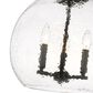 Golden Lighting Ariella 3-Light Pendant in Matte Black, , large