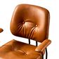 HOMLUX Executive Office Chair with PU Fabric Cushion in Brown, , large