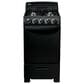 Danby 20" Freestanding Gas Range in Black, , large