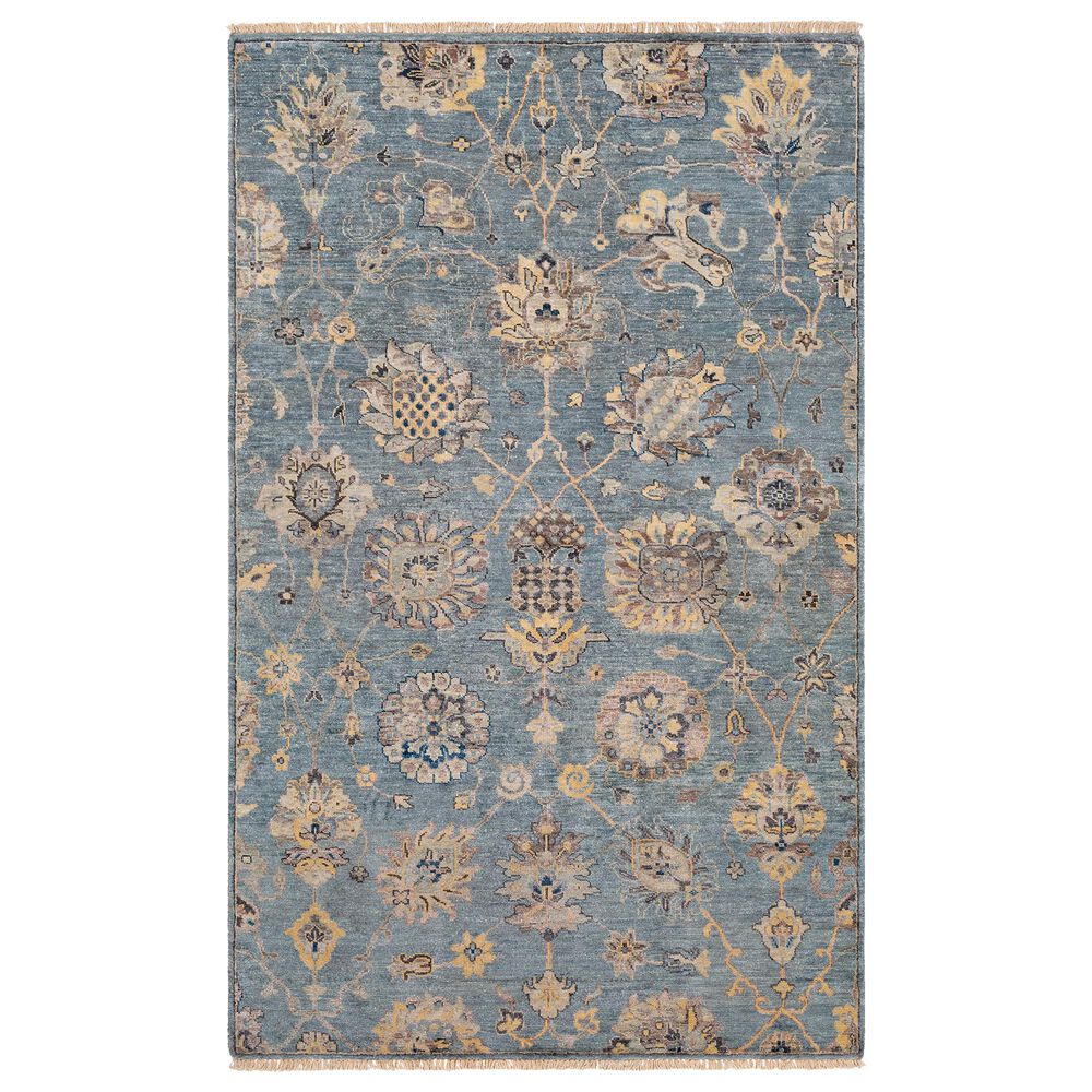 Surya Theodora 2" x 3" Aqua, Charcoal, Wheat and Oatmeal Area Rug, , large