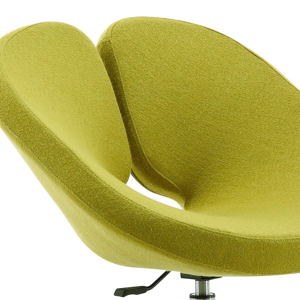 Manhattan Perch Adjustable Swivel Chair in Green, , large