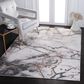 Safavieh Craft CFT877P 5"3" x 7"6" Grey and Orange Area Rug, , large