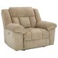 Ashley Tip-Off Power Recliner with Adjustable Headrest in Wheat, , large
