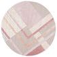 Safavieh Sarasota 6"7" Round Pink and Brown Indoor/Outdoor Area Rug, , large