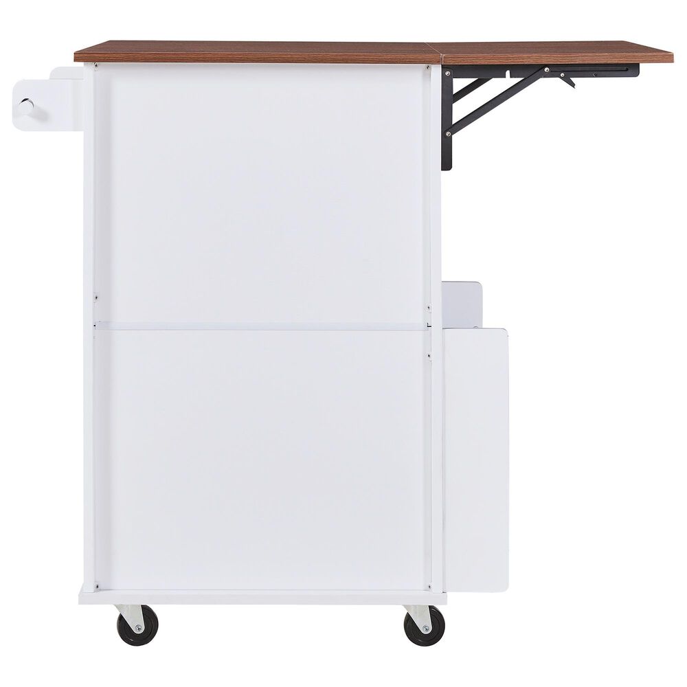 HOMLUX 39" Outdoor Kitchen Island in White, , large