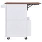 HOMLUX 39" Outdoor Kitchen Island in White, , large