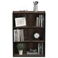 HOMLUX 3-Tier Open Shelf Bookcase in Columbia Walnut, , large