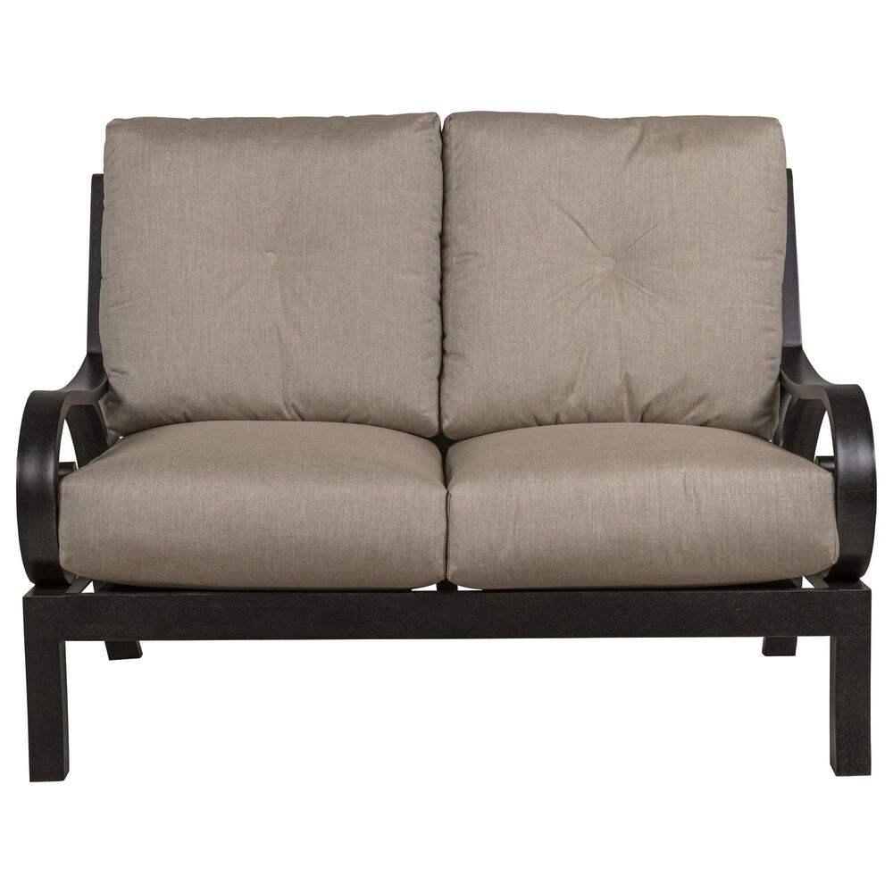 Crown Garden Emerald Patio Loveseat in Aged Rust, , large