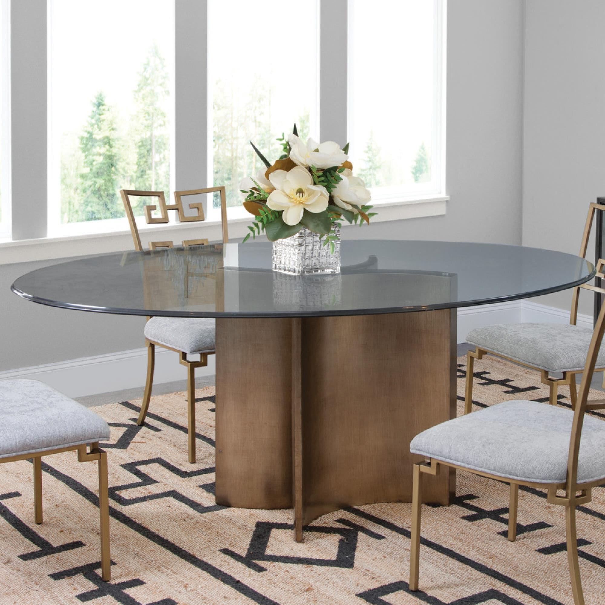 Bassett oval discount dining table