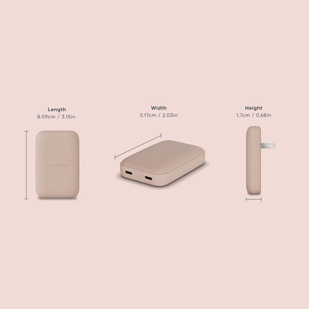 Satechi OntheGo 67W Slim Wall Charger in Black, , large