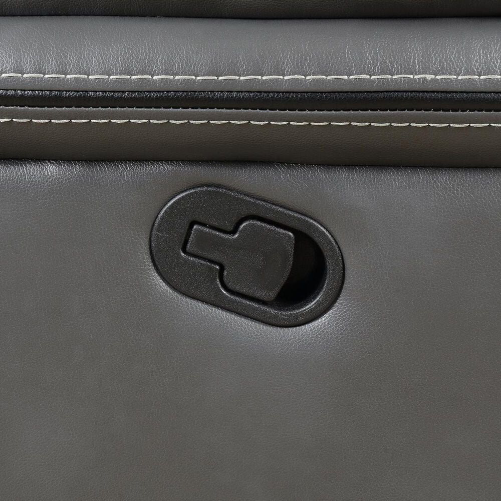 Crystal City Isabella Manual Reclining Sofa in Gray, , large