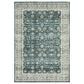 Oriental Weavers Sumter 2" x 3" Teal and Ivory Area Rug, , large