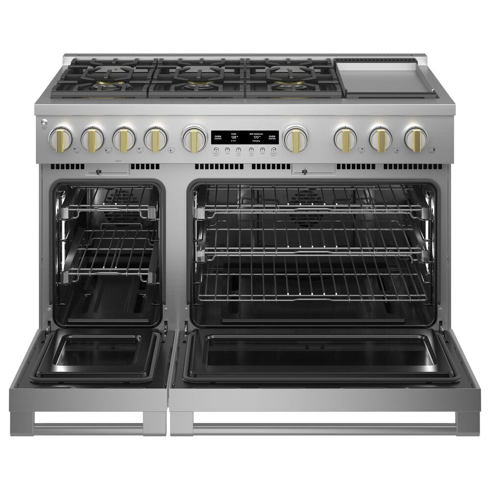 Monogram 48&quot; All Gas Professional Range with 6 Burners and Griddle in Stainless Steel, , large