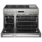 Monogram 48" All Gas Professional Range with 6 Burners and Griddle in Stainless Steel, , large