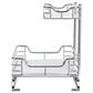 Household Essentials Glidez 2-Tier Pull Out/Slide Out Storage Organizer in Silver, , large