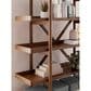 Ashley Lyncott 70" Bookcase in Brown, , large