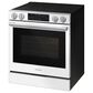 Samsung Bespoke 6.3 Cu. Ft. Smart Slide-In Electric Range with Illuminated Precision Knobs in White Glass, , large