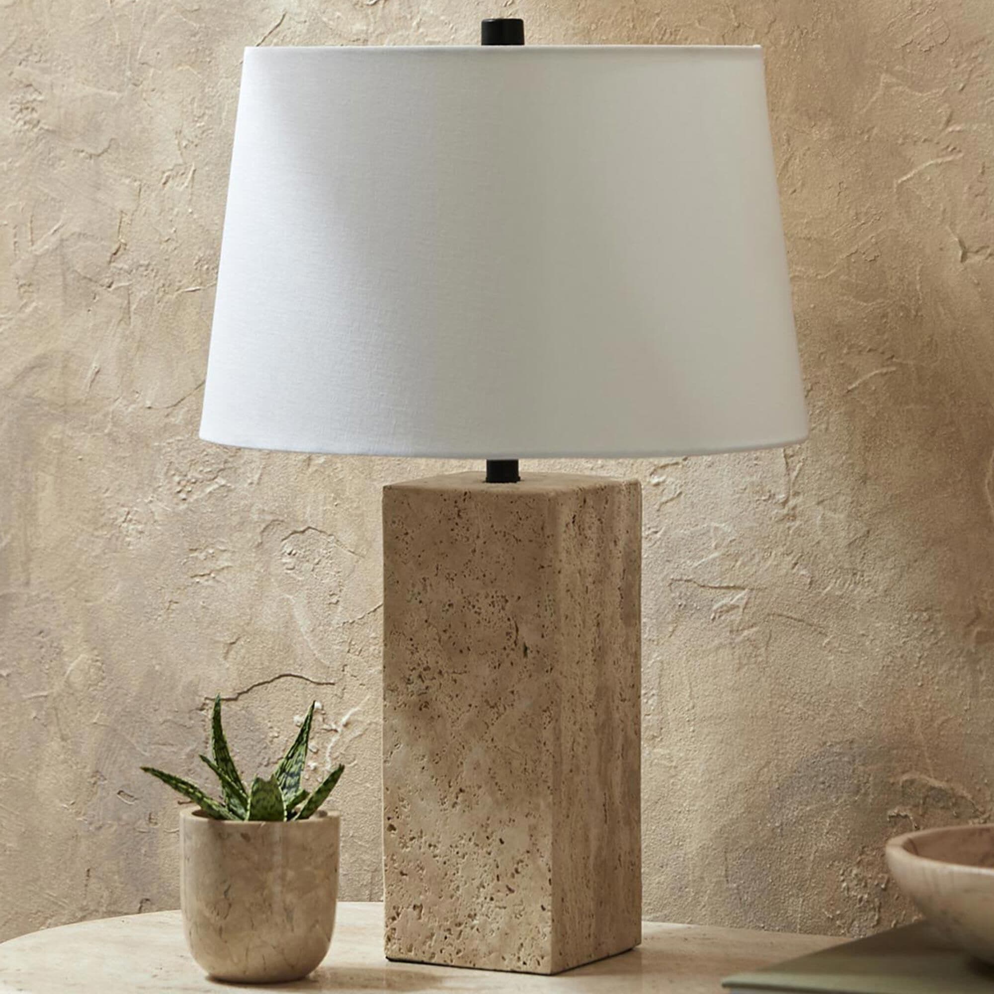 Large natural table lamp cheap