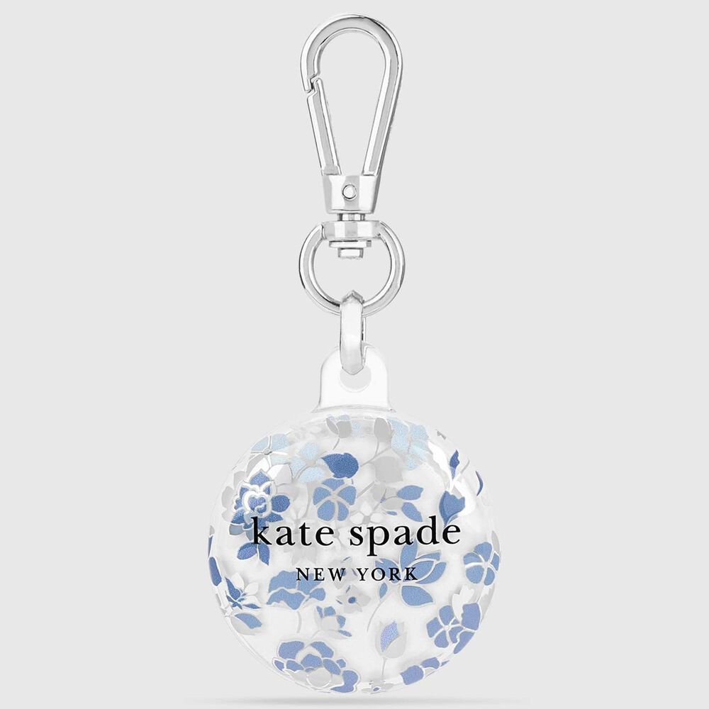Kate Spade Keychain Holder for Apple AirTag in Flowerbed Blue, , large