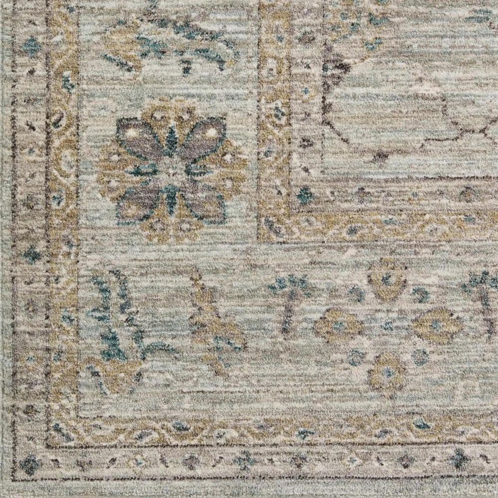 Magnolia Home Millie 9&#39;6&quot; Round Sky and Gold Area Rug, , large