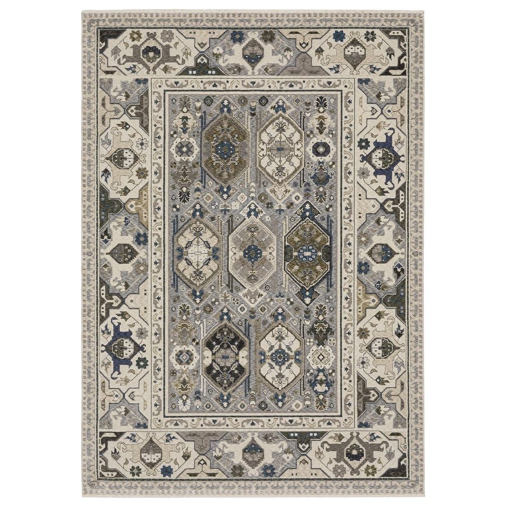Oriental Weavers Hastings HA04U 3"10" x 5"5" Ivory Area Rug, , large