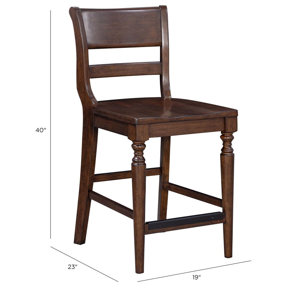 Riva Ridge Cambridge 7-Piece Counter Height Dining Set in Classic Cherry, , large