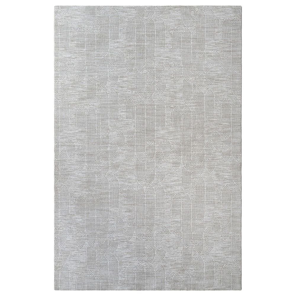 Surya Masterpiece MPC-2311 Medium Gray, Light Gray and Cream 2&#39;7&quot; x 3&#39;11&quot; Area Rug, , large