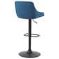 Armen Living Anibal Swivel Adjustable Barstool in Black, , large
