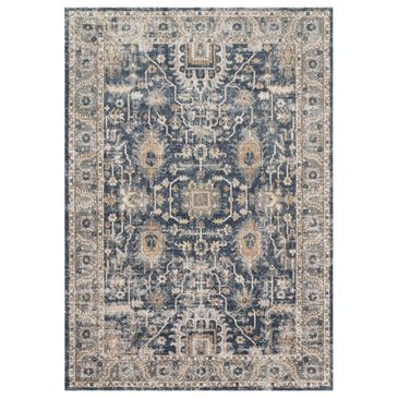 Loloi Teagan TEA-03 2"8" x 4" Denim and Pebble, , large