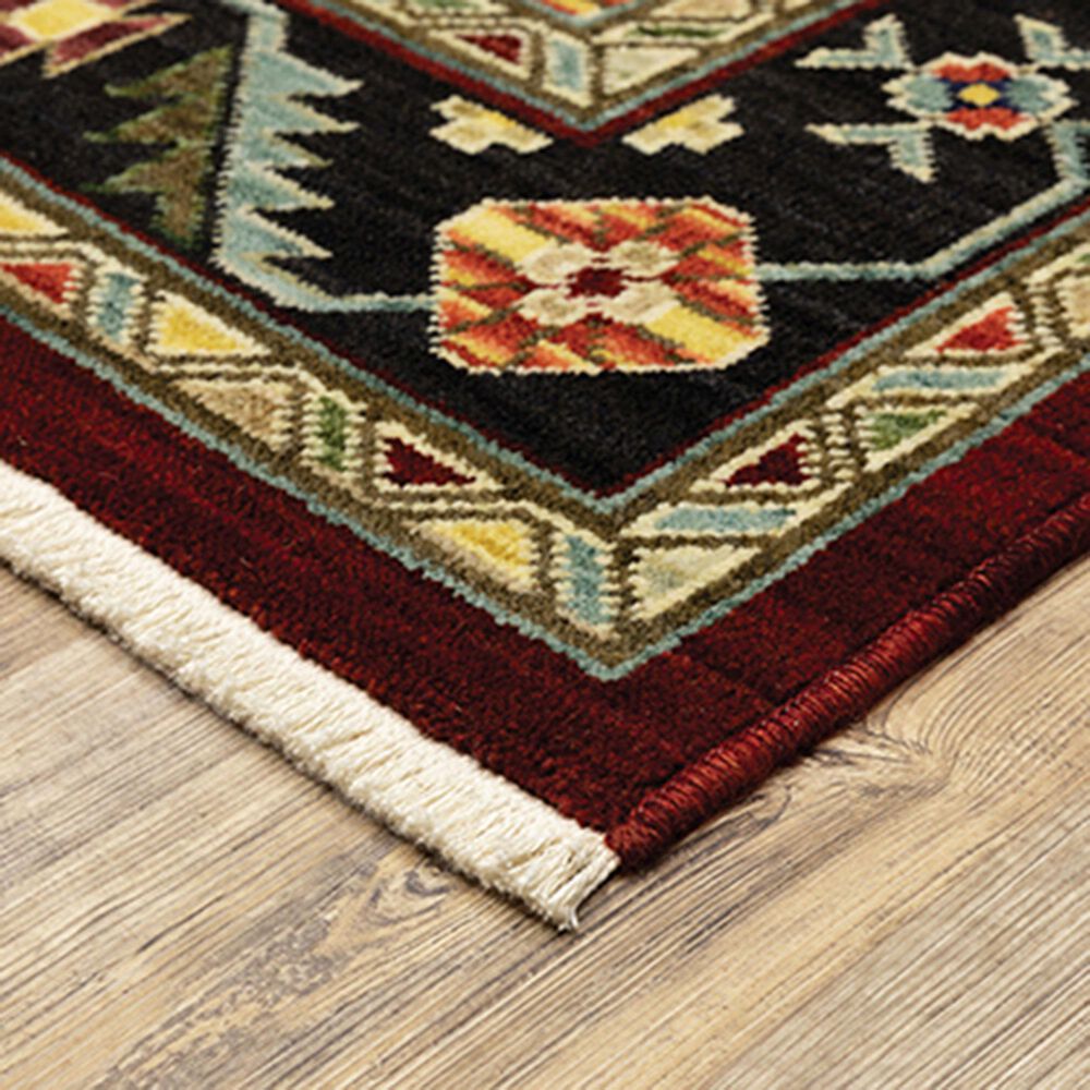 Oriental Weavers Lilihan Medallion 092R6 9&#39;10&quot; x 12&#39;10&quot; Red Area Rug, , large