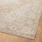 Loloi II Odette 11"2" x 15"7" Beige and Silver Area Rug, , large