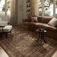 Loloi Haywood Charcoal and Mocha 6"7" x 9"2" Area Rug, , large
