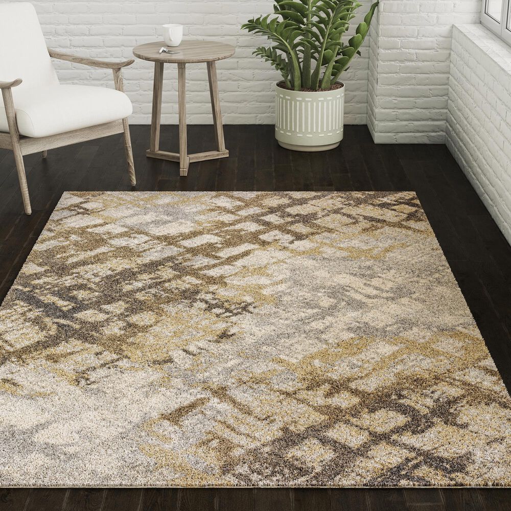 Dalyn Rug Company Orleans OR15SI 5&#39;1&quot; x 7&#39;5&quot; Silver Area Rug, , large
