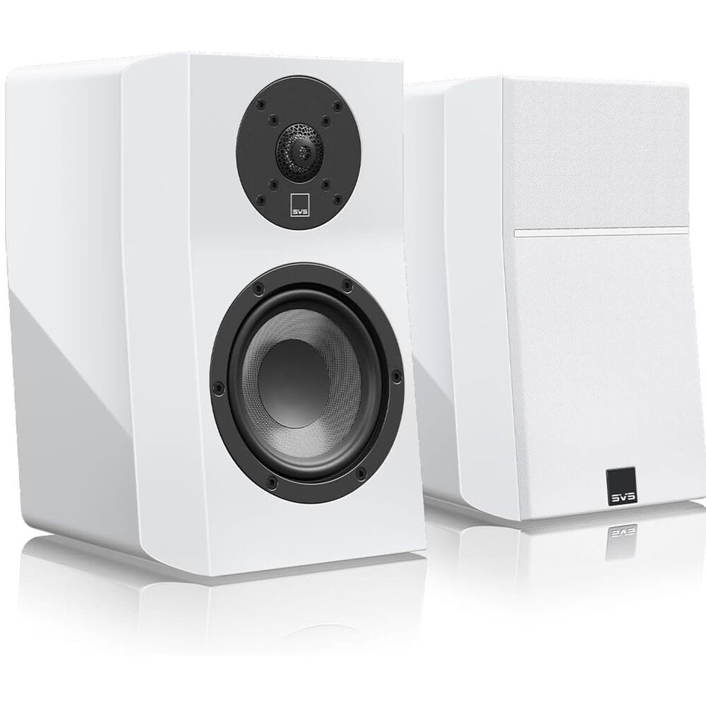 SVS Ultra Evolution Nano Bookshelf Speakers - Pair in Piano Gloss White, , large