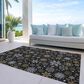Dalyn Rug Company Wonderland WN31 3" x 5" Black Indoor/Outdoor Area Rug, , large