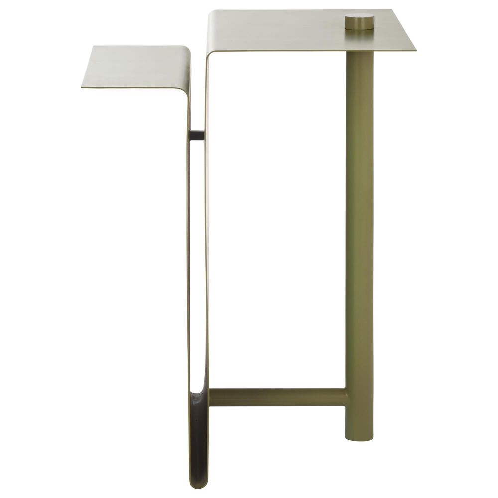 Safavieh Aldwyn Metal Accent Table in Olive Green, , large