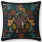 Loloi Woodland 22" Square Throw Pillow in Black and Multicolor, , large