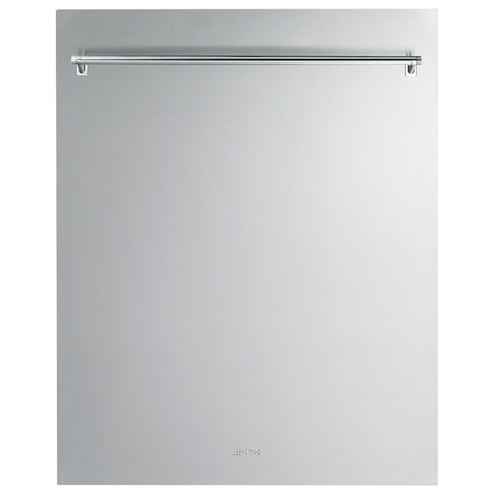 SMEG Classic Dishwasher Door Panel with Canali Handle in Stainless Steel, , large