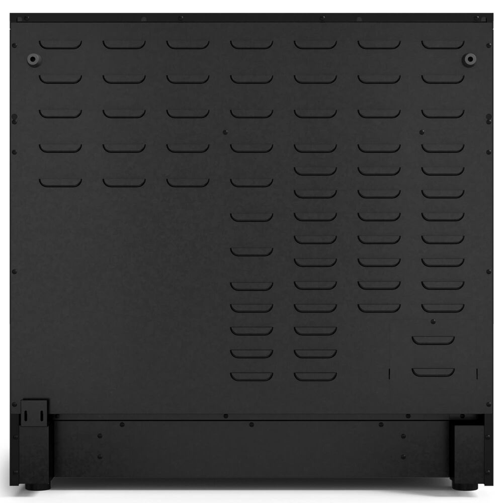 Thor Kitchen Gordon Ramsay 6 Cu. Ft. 36&quot; Professional Electric Range with Navy Blue Handle Kit in Black, , large