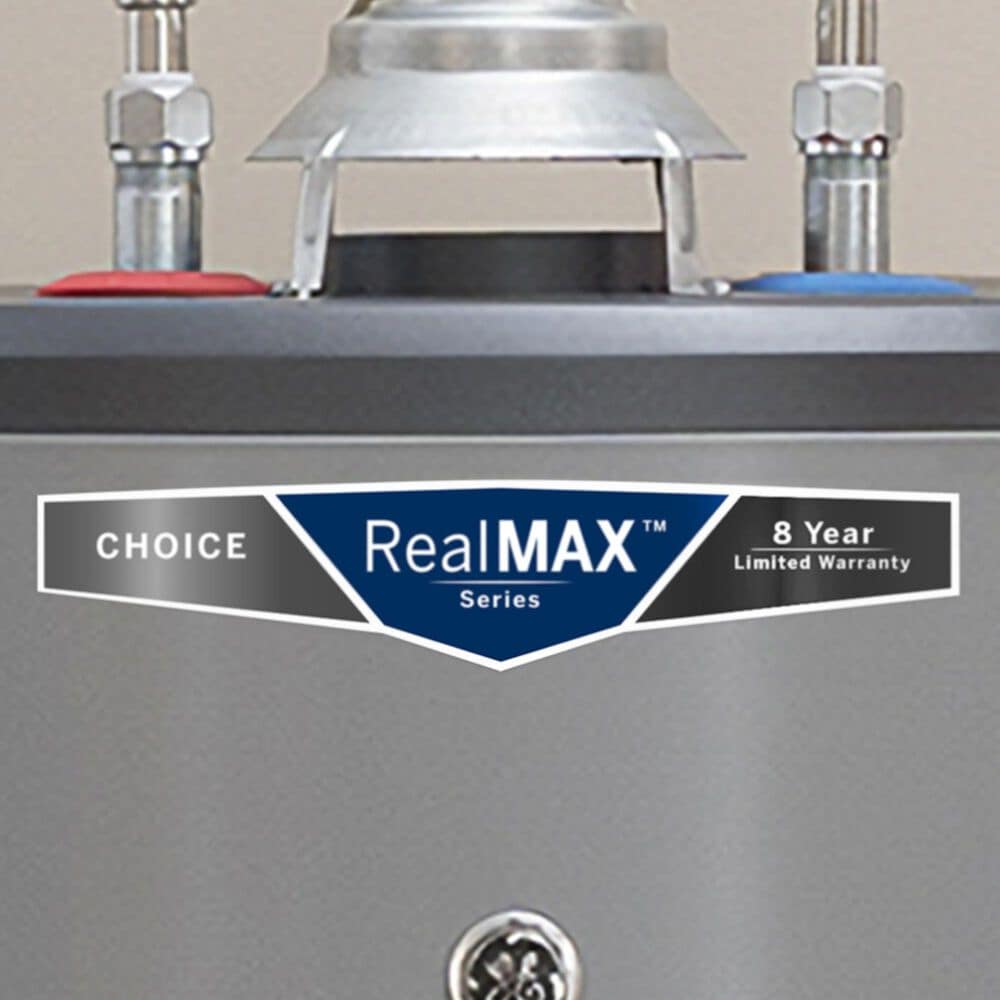 GE Appliances RealMAX Choice 30-Gallon Short Liquid Propane Atmospheric Water Heater in Gray, , large