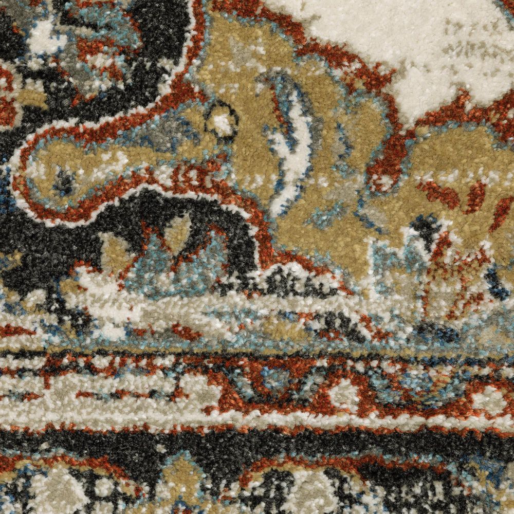 Oriental Weavers Venice Milan 2&#39;3&quot; x 7&#39;6&quot; Beige and Blue Runner, , large