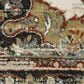 Oriental Weavers Venice Milan 2"3" x 7"6" Beige and Blue Runner, , large
